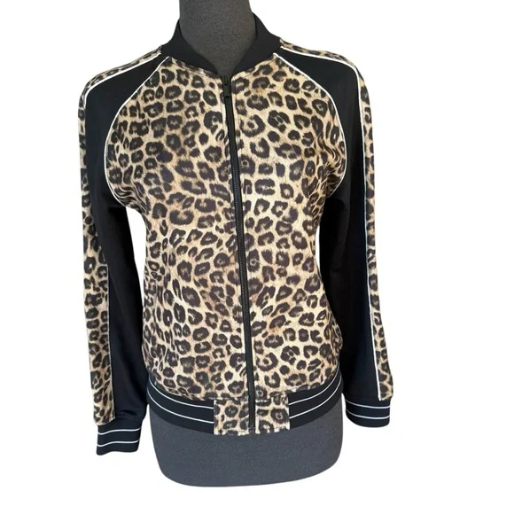 THE KOOPLES Leopard Print Women's Jacket Size Small